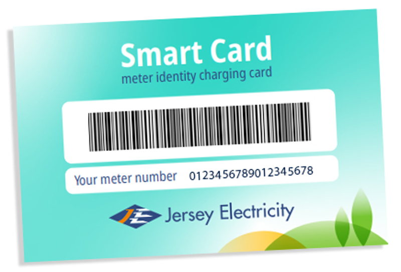 Example of a smart card for meter charging