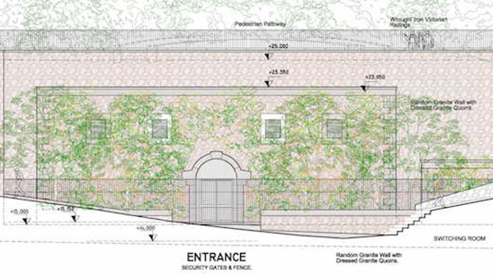 Plans for west park substation