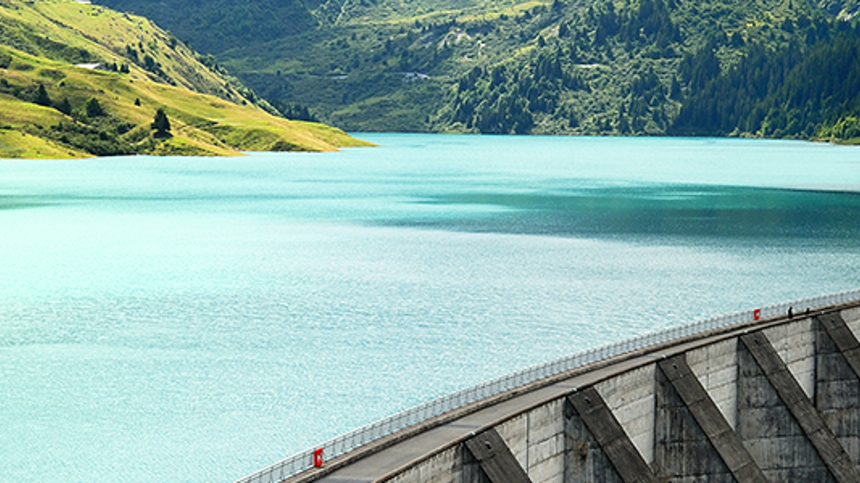 A hydro electric dam