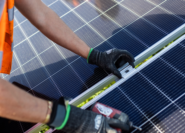Ground Solar Install