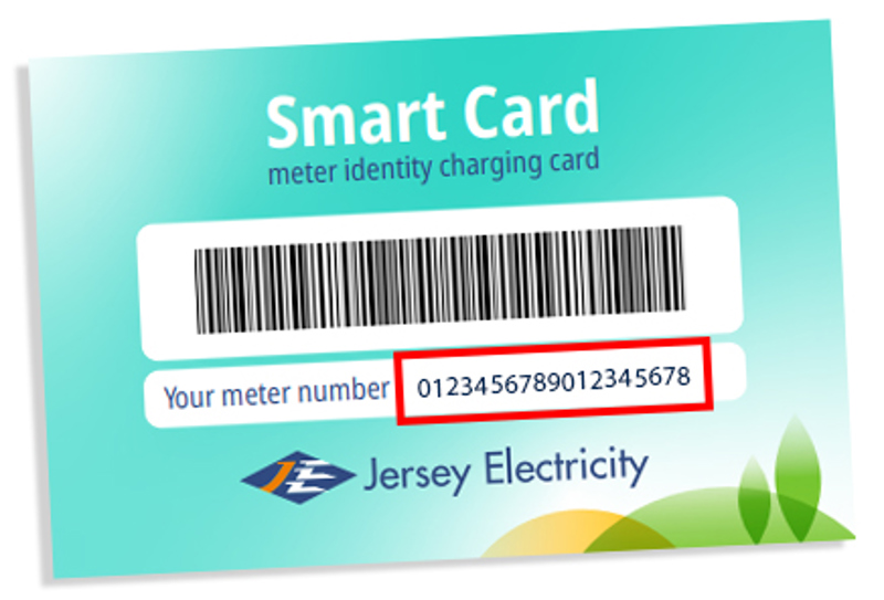Example of Smart card for meter charging