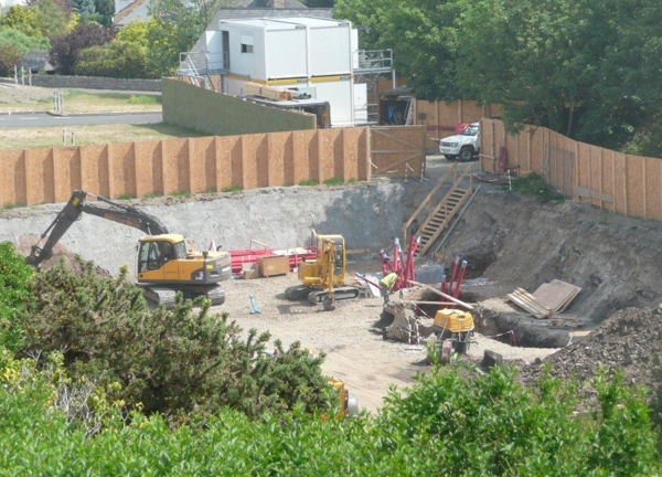 Construction begins on the South Hill Switching Station.