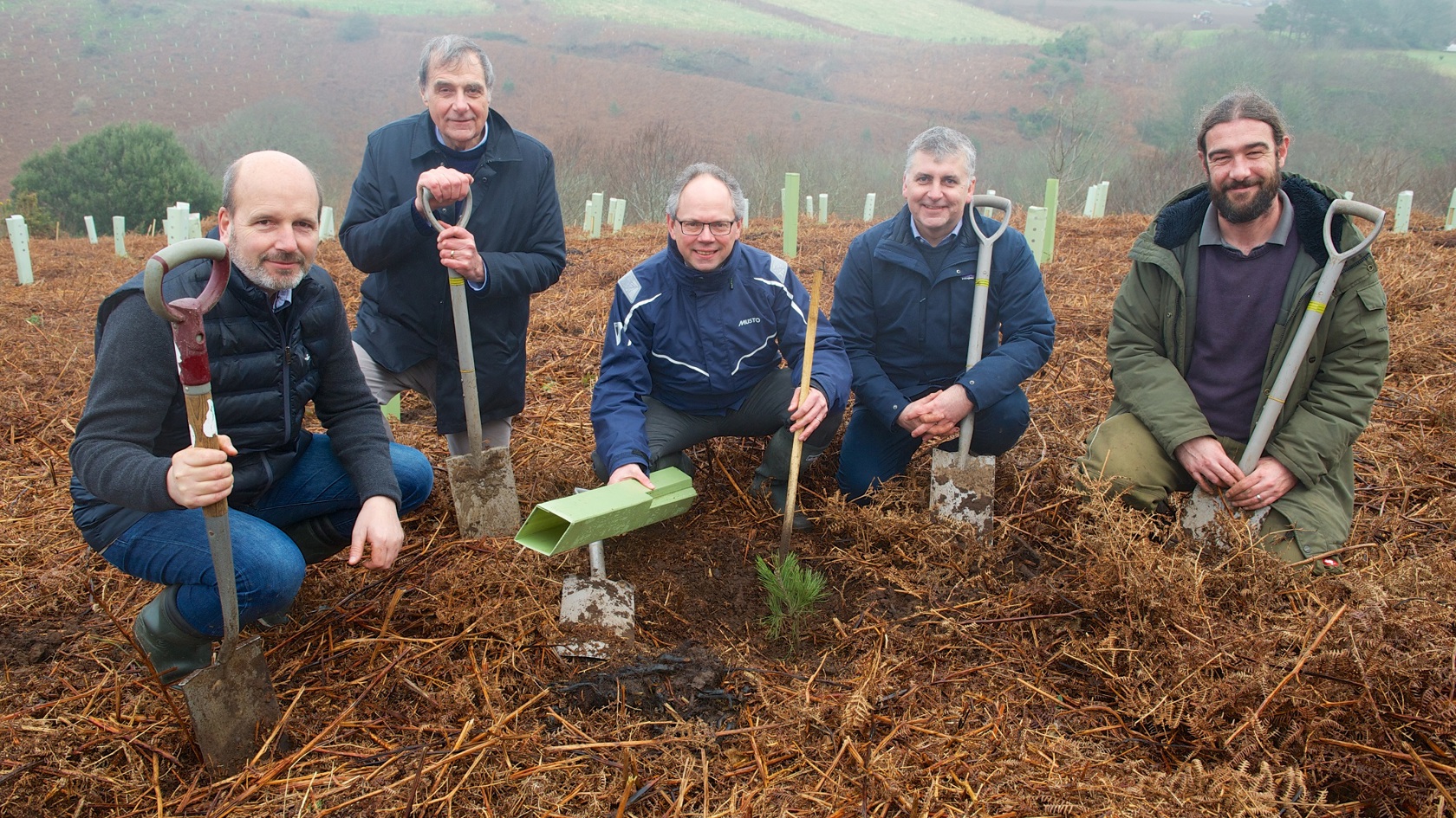 Planting group at Mourier Valley