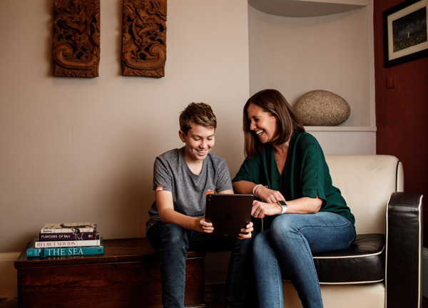 Positive Energy Mum And Son