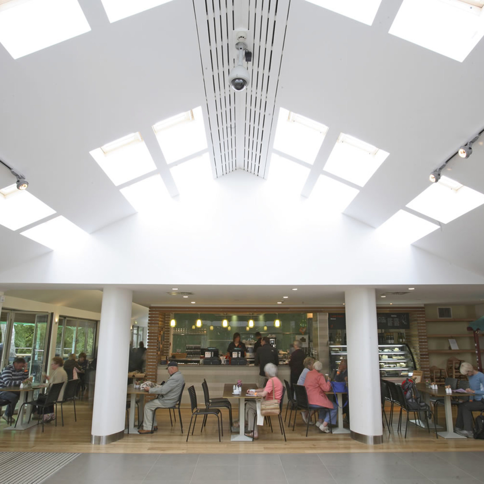 An image of the cafe at Jersey Zoo, a project the Jersey Energy provided their services on.