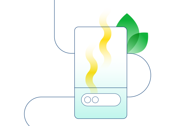 Illustration of an electric boiler