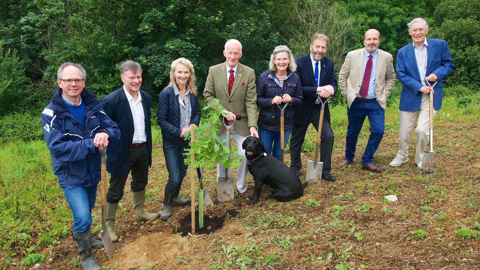 Group photo of partners of National Trust of Jersey 