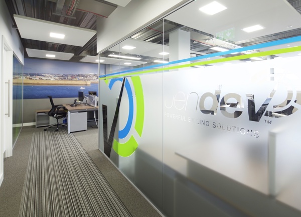 An internal photograph of the Jendev offices in Jersey.