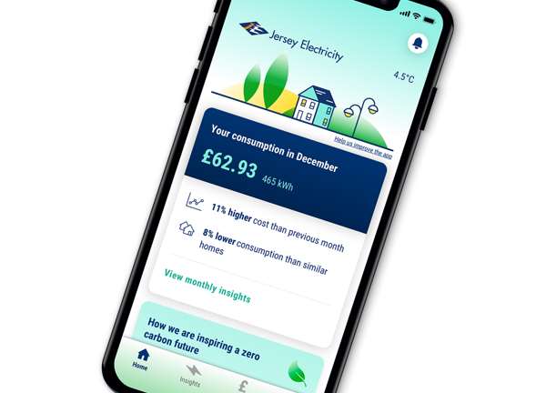 MyJE app home screen