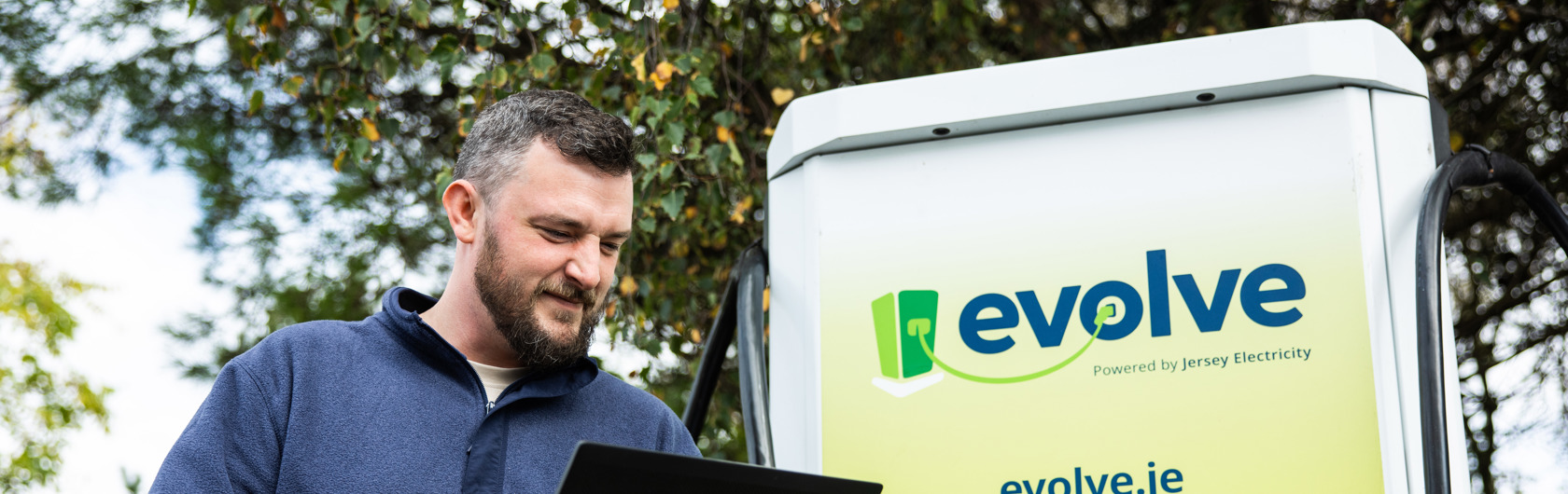 Jake at the Ultra Rapid Charger