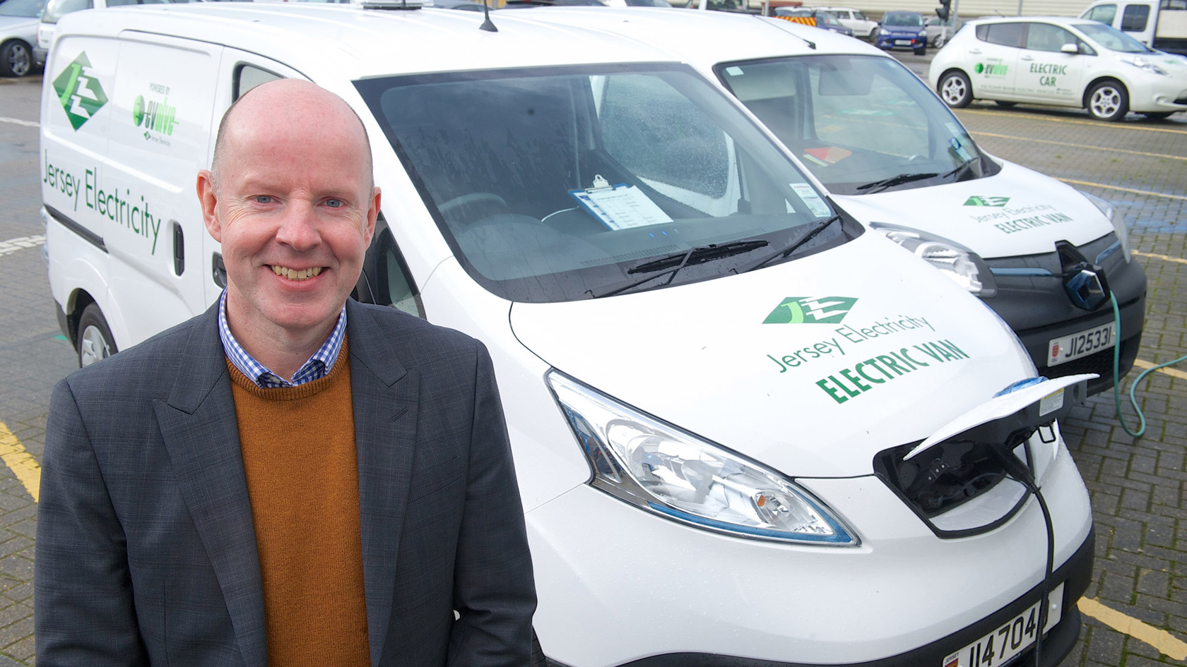 Jersey Electricity electric vans charging