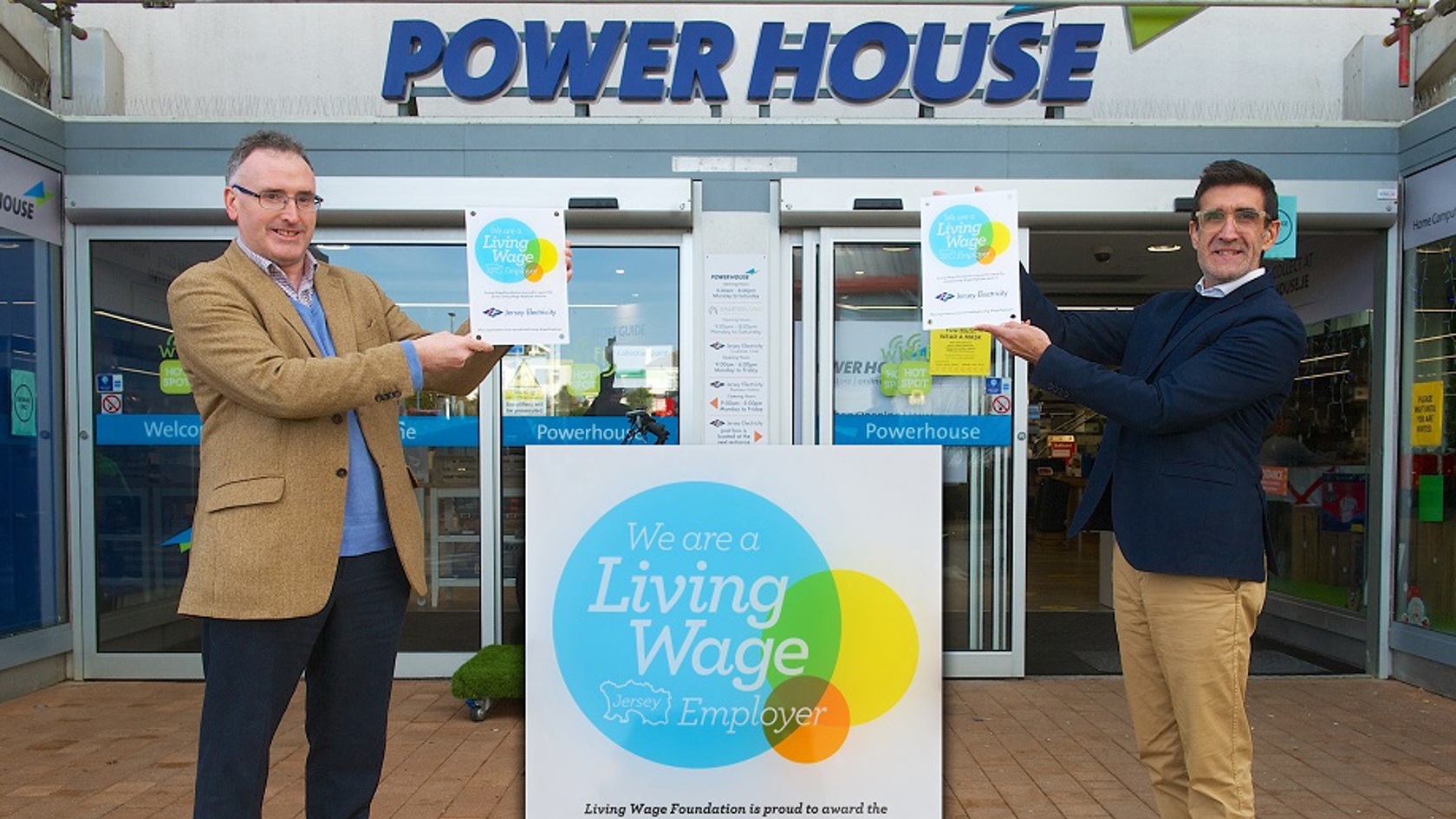Living Wage employer banner