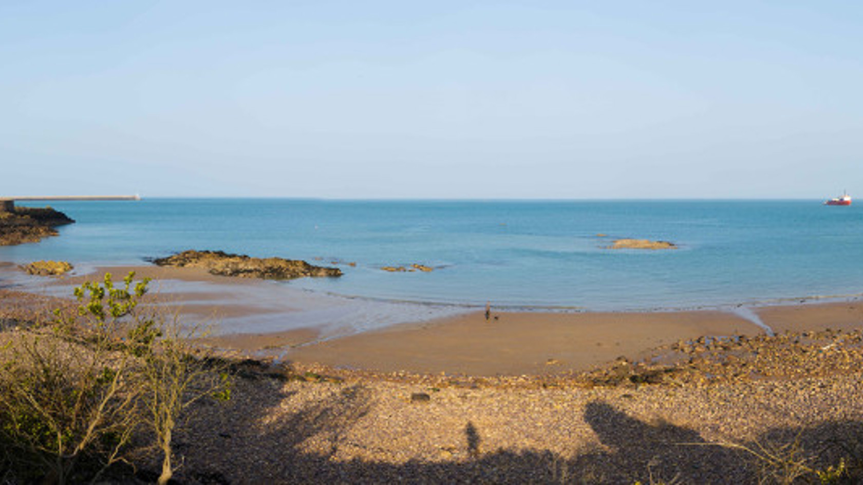 Archirondel beach in Jersey