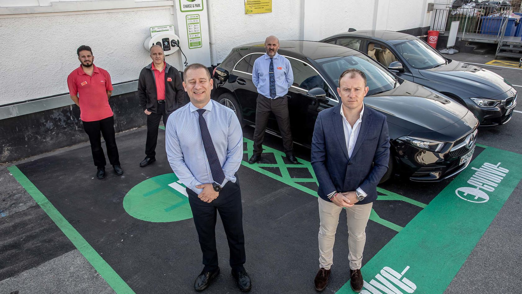 New evolve charging points