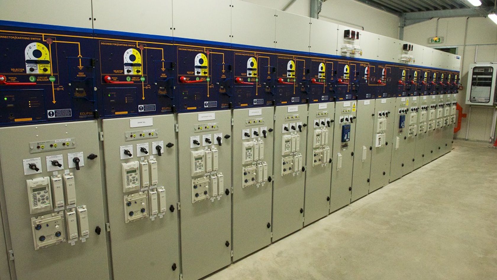 St Helier substation control panels