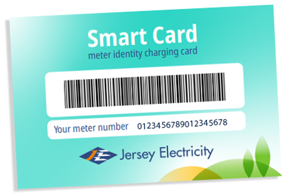 Example of a smart card for meter charging