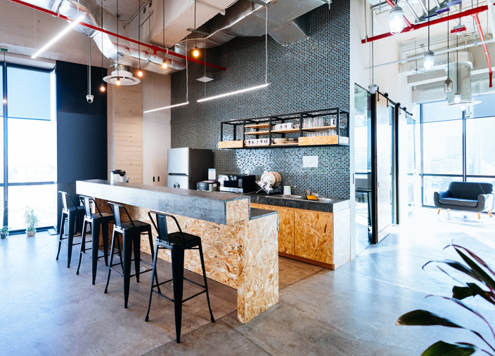 Modern kitchen at an office