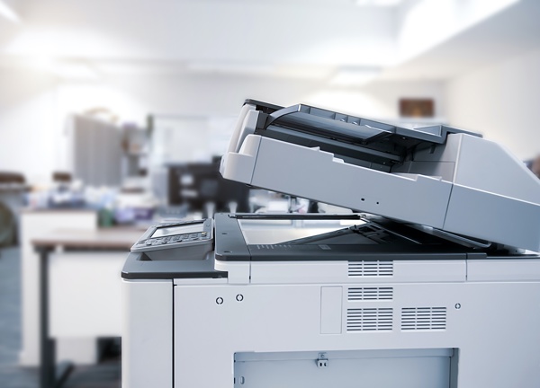Printer in an office