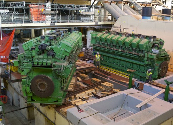 Two diesel generators