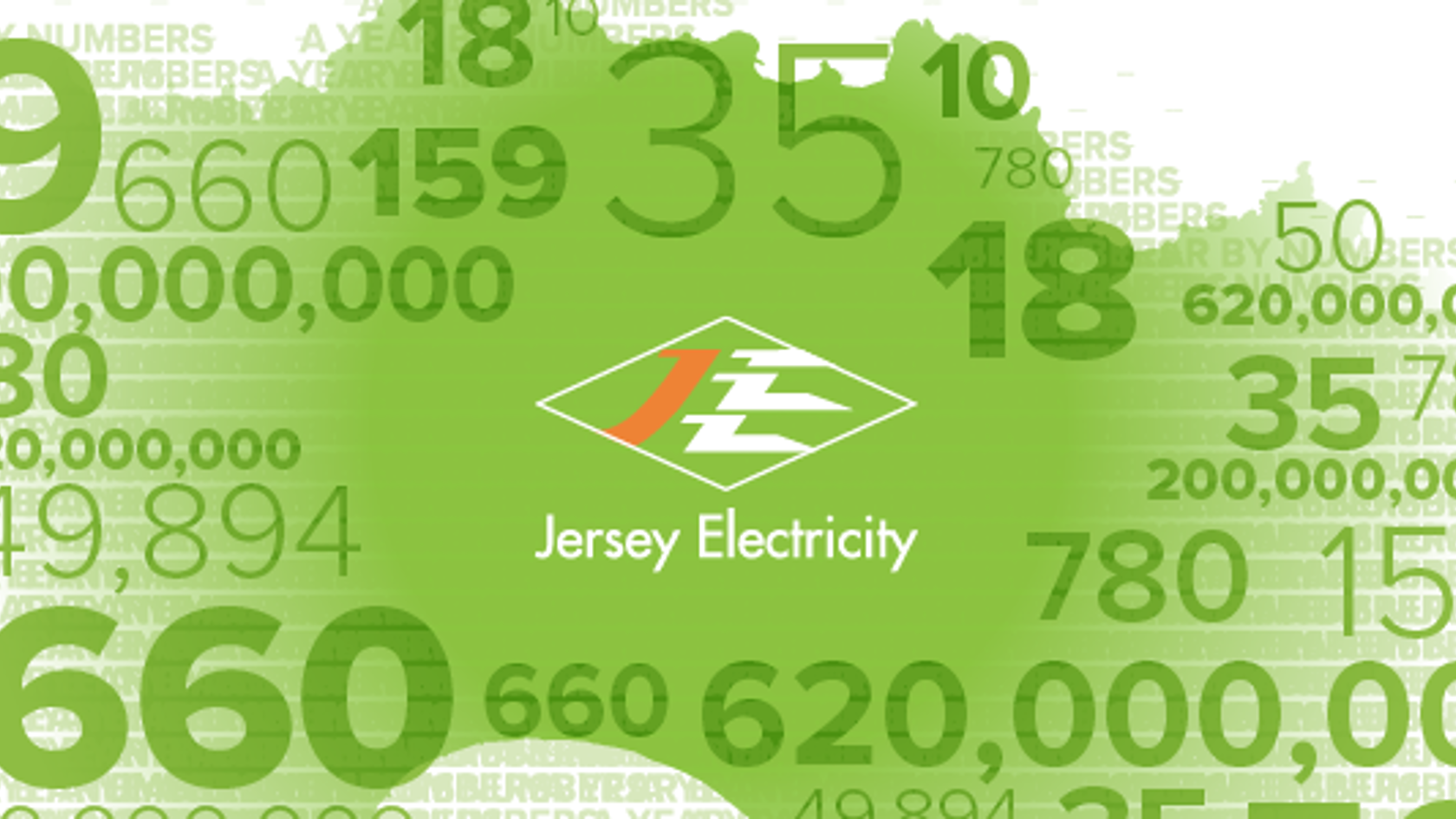 Graphic of Jersey surrounded by stats for the year