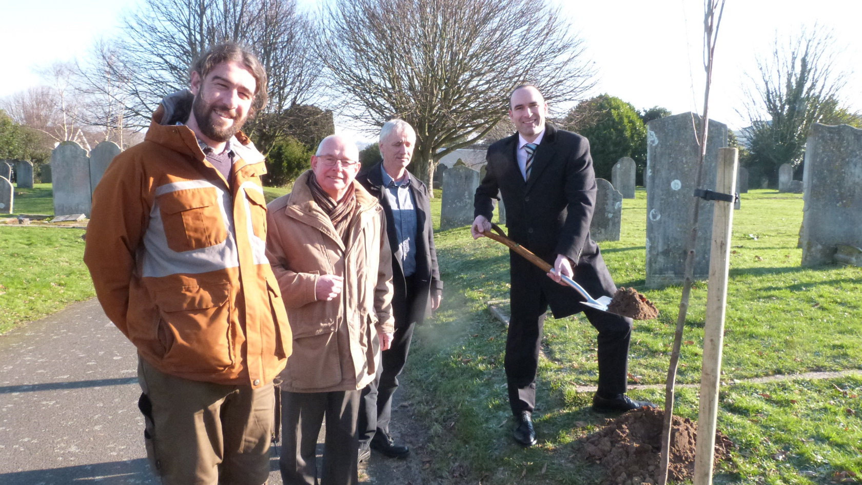 Tree planting with the National Trust