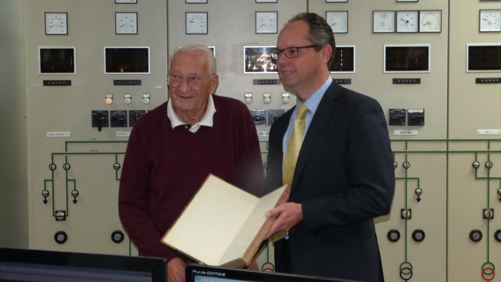 Chris Ambler and Ken at La Collette