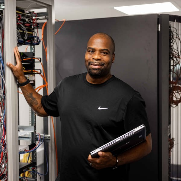 Roy Bedward In Server Room