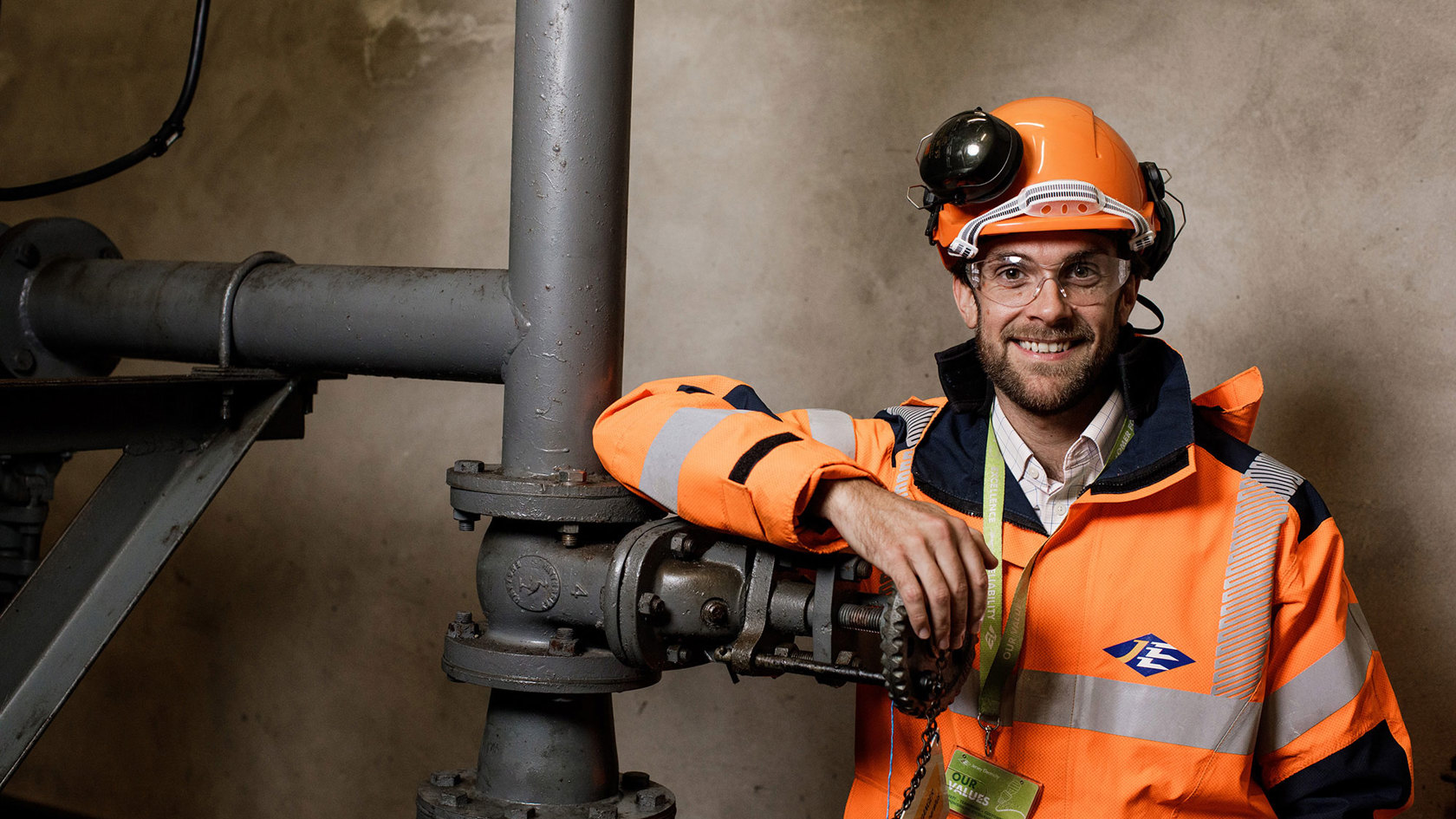 Jersey Electricity Engineer Sam Boleat.